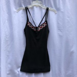Vintage Free People Embroidered Tank